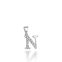 Anhänger Mikiko Dame in Weißgold Diamante 0.05 Ct MCHARMDINO4 - MCHARMDINO4